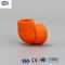 Πορτοκαλί PPR Σωλήνες Εξαρτήματα Πλαστική συμπίεση μειώνοντας τον αγωγό 45 90 μοίρες